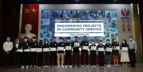 Sinh viên Trường Đại học Bách khoa-ĐHĐN xuất sắc đạt giải Nhất toàn quốc Cuộc thi Dự án kỹ thuật phục vụ cộng đồng EPICS-2022