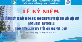 Kế hoạch Tổ chức Lễ kỷ niệm 68 năm ngày truyền thống HSSV và Hội Sinh viên Việt Nam (9/1/1950 – 9/1/2018)