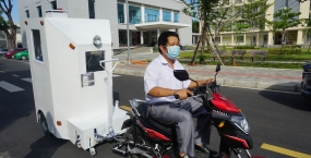 Trường Đại học Bách khoa, Đại học Đà Nẵng sáng chế cabin chở bệnh nhân COVID-19 trong khu cách ly