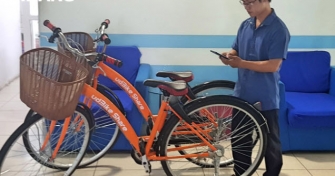 Xe đạp “chia sẻ thông minh” phục vụ du lịch có thể dễ dàng, thuận tiện cho người sử dụng